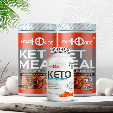 KETO DIET PACK COMBO - HealthOxide Keto Meal & Keto Capsules