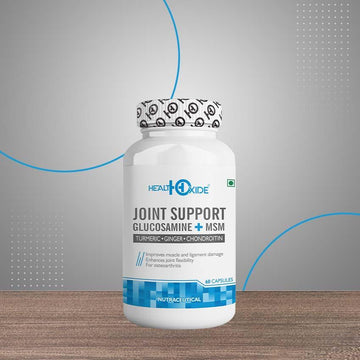 HealthOxide Joint Support - Glucosamine + MSM Capsules