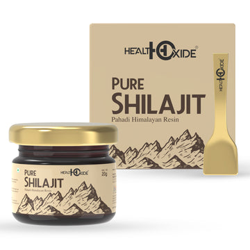 HealthOxide Pure Himalayan Black Shilajit Resin - Boost Stamina & Endurance